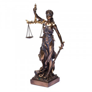 Статуетка Феміда "Подарунок юристу" 32 см. B030484 бронзове покриття