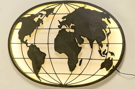 Карта світу - нічник